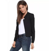 Womens Tailored Fit Casual Blazer-1