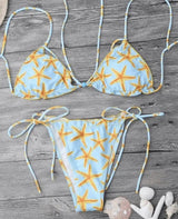 Trumpet Slim Abstract Graphic Bikini-Picturecolor-1