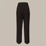 High Waisted Wide Leg Trousers