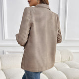 Timeless Houndstooth Suit Jacket