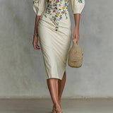 Effortless Off-Shoulder Waist Dress