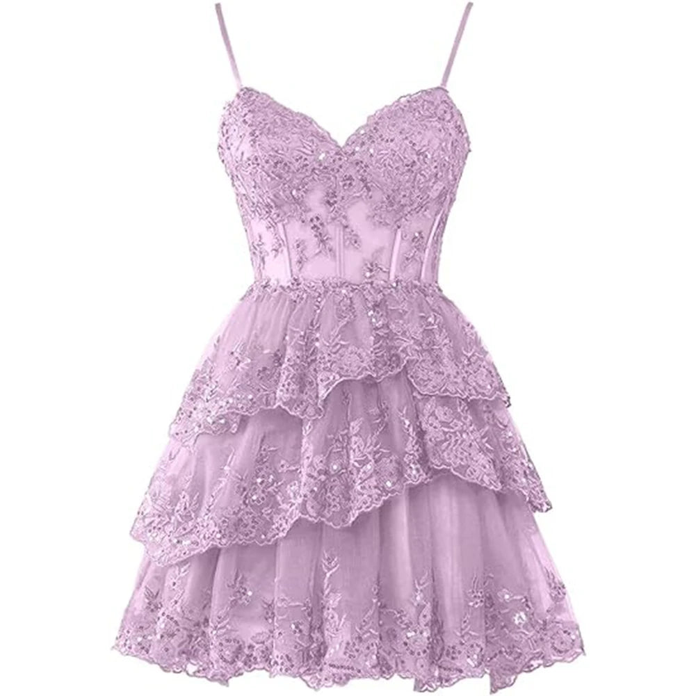 Sparkly Spaghetti Strap Dress