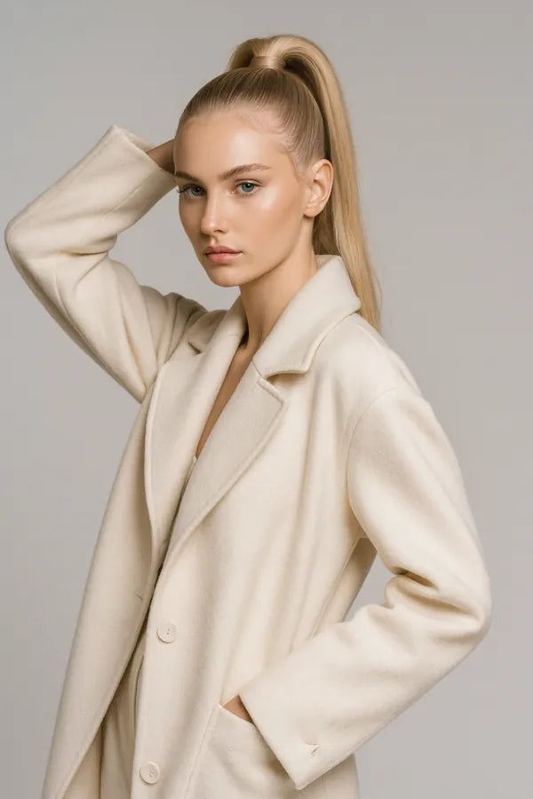 Double-Breasted Wool Coat