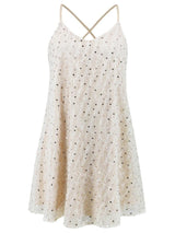 Sequin V-Neck Mini Cami Dress-3