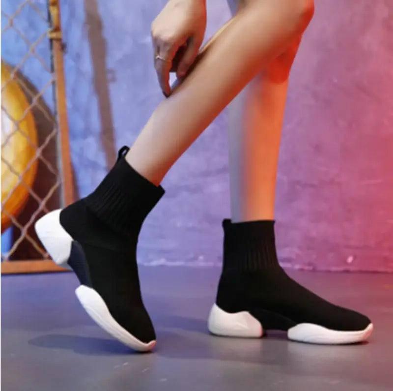 All-match High-top Hip-hop Women Shoes Trendy Boots-5