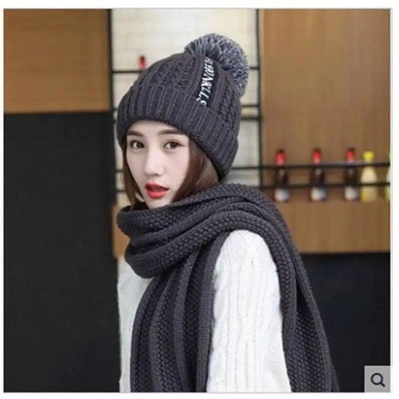 All-match woolen hat-Darkgrey-5