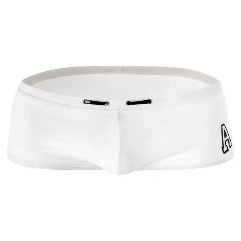 Boxer men's swimming trunks-White-4