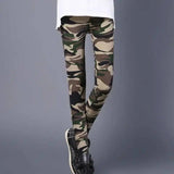 LOVEMI - Lovemi - Camouflage Slim Stretch Tight Yoga Pants Pencil