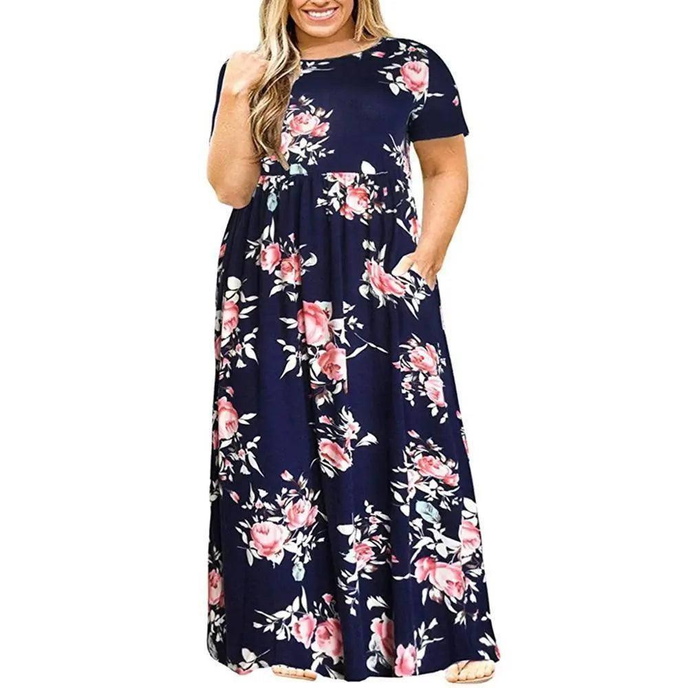 Elegant Floral Maxi Dress | Summer Casual Chic-1