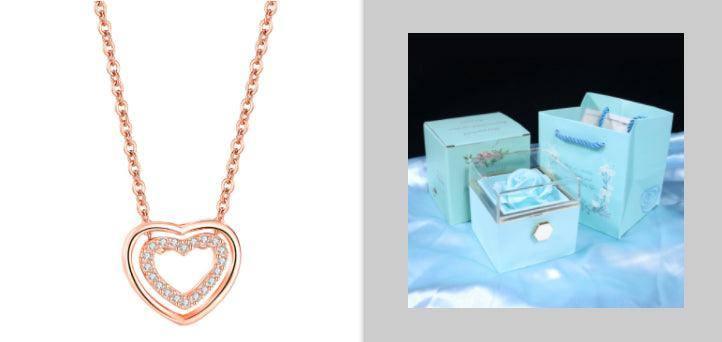 Elegant Heart Pendants: Perfect Romantic Gift-Lake Blue set-15