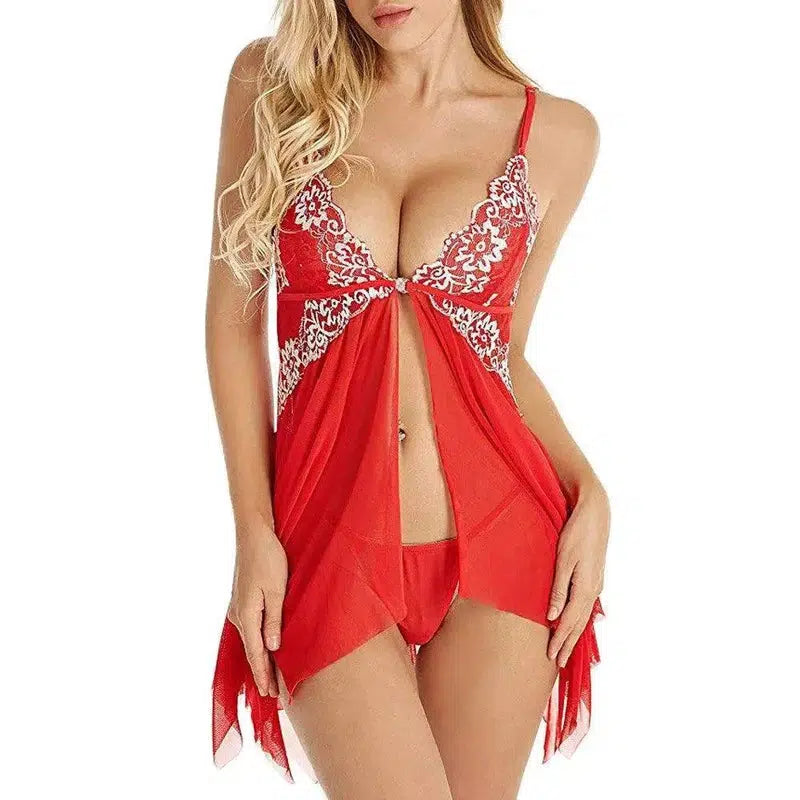 Erotic lingerie fun pajamas dress-9