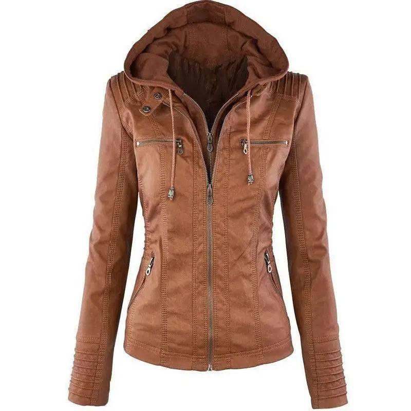 LOVEMI - Lovemi - Europe Hot Removable Solid Mens Leather Jacket