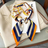 Fashion Pattern Silk Scarf Spring And Autum-1