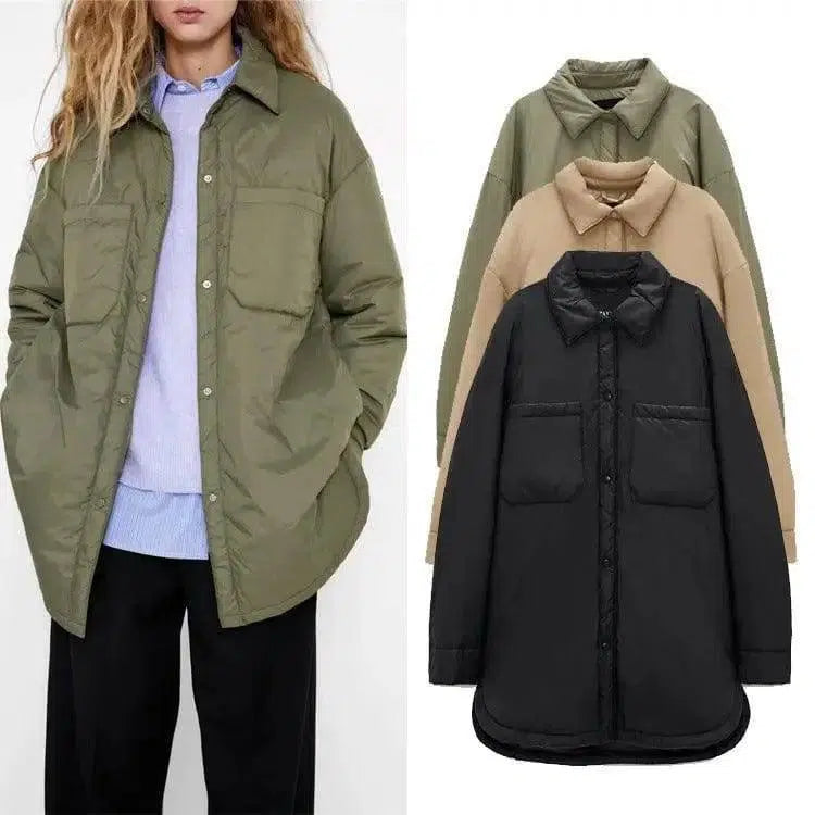 Fashionable Simple Solid Color Mid-length Top-2