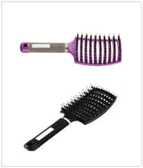 Hairbrush Anti Klit Brushy Haarborstel Women Detangler Hair-13-95