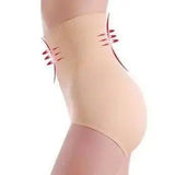 High-Waist Seamless Tummy-Up Hip Shaping Body Pants For-S-1