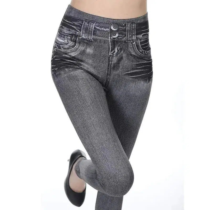 LOVEMI - Lovemi - High Waisted Jeggings - Denim Leggings