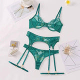 Ladies European And American Fashion Underwear-Green-2