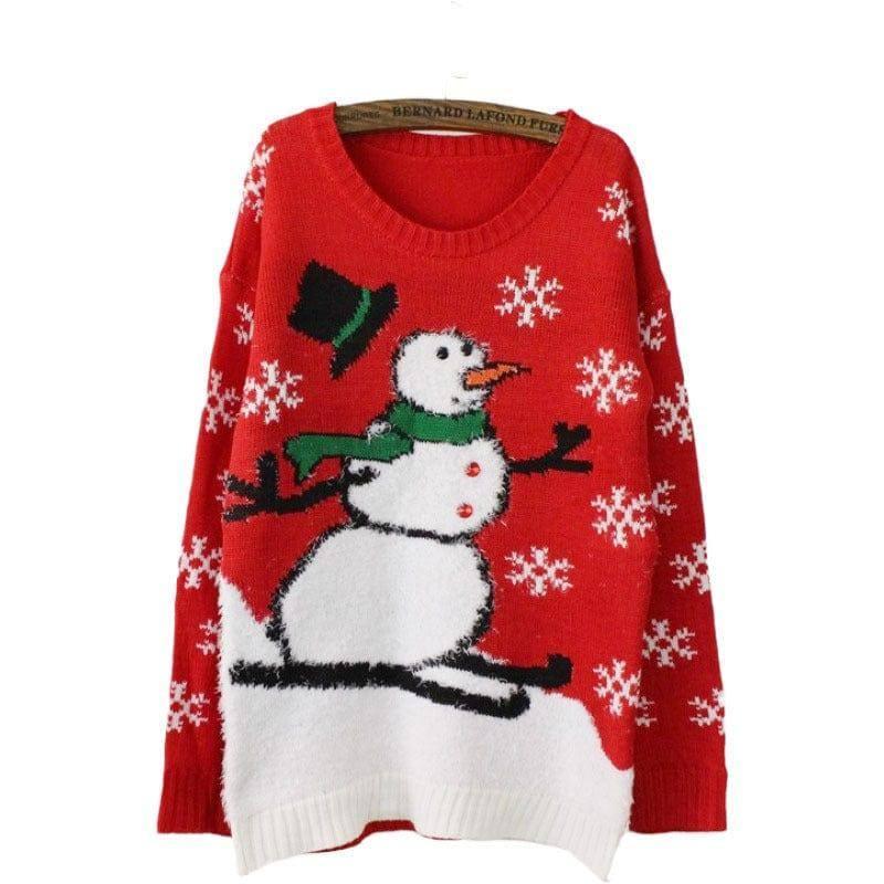 Little Snowman Christmas Sweater-S-1