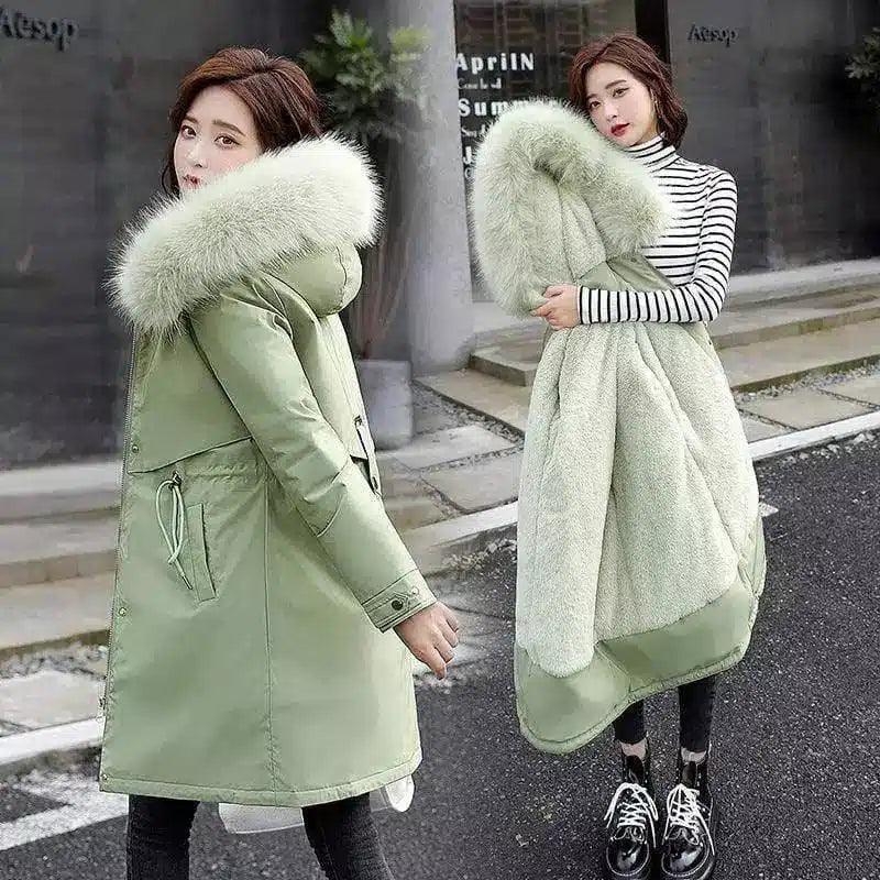 LOVEMI - Lovemi - Cotton-Padded Jacket Waist Warm Winter Jacket