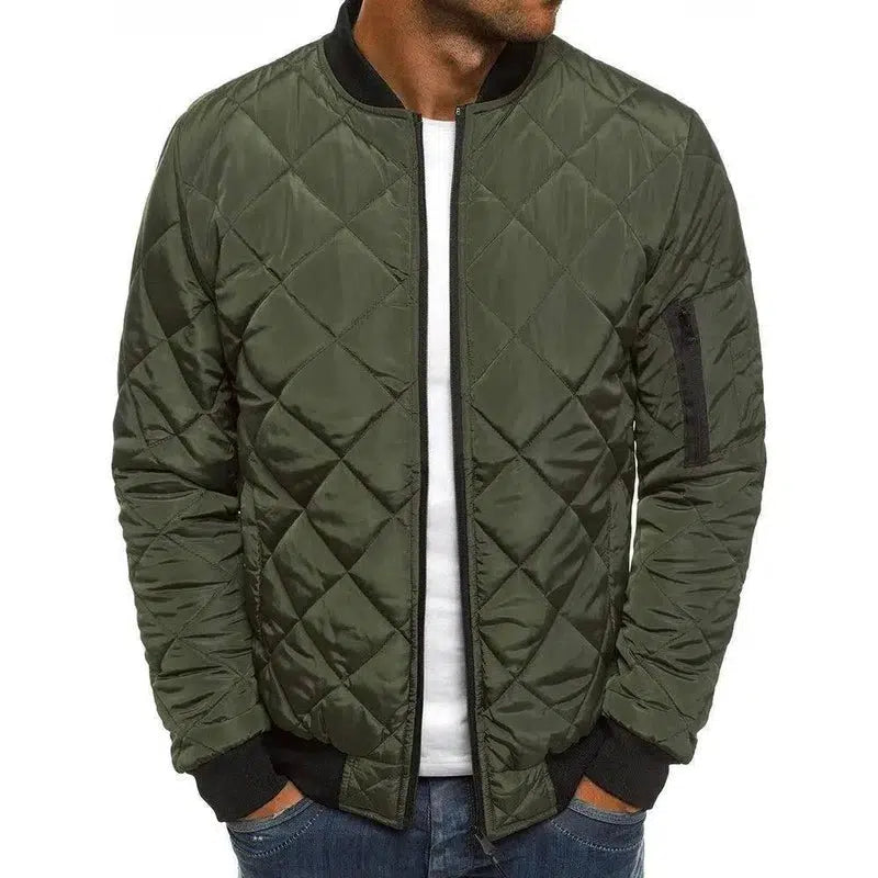 LOVEMI - Lovemi - Diamond Stitched Small Padded Jacket