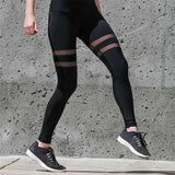 Double Loop Yoga Tights-Black-2