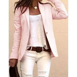 LOVEMI - Lovemi - Elegant Slim-Fit Blazer in Pastel & Classic Shades