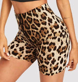 Fashion leopard print hip shorts-2