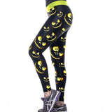 Fashion Women Leggings Trousers Leggings Hip Sports Pants-Black-1