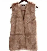 Trendy Faux Fur Vests for Women | Stylish & Cozy-Brown-1