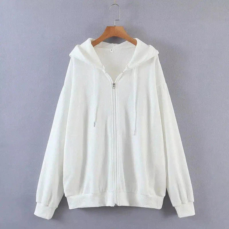 LOVEMI - Lovemi - Hooded Loose Women's Sweater Sweater