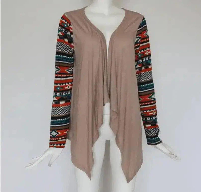 LOVEMI - Lovemi - irregular knitted cardigan long sleeve jacket.