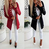 LOVEMI - Lovemi - Long sleeved buttoned slim blazer