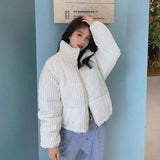 LOVEMI - Lovemi - Loose corduroy padded jacket