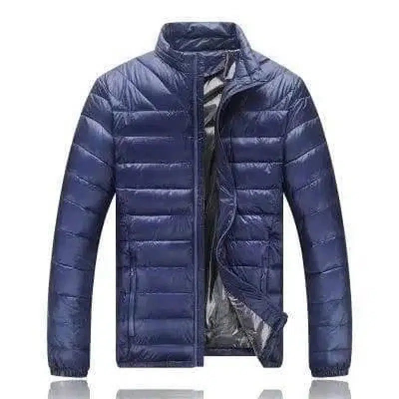 Men's light down jacket men's stand collar winter jacket XL-Tibetan Youth-1