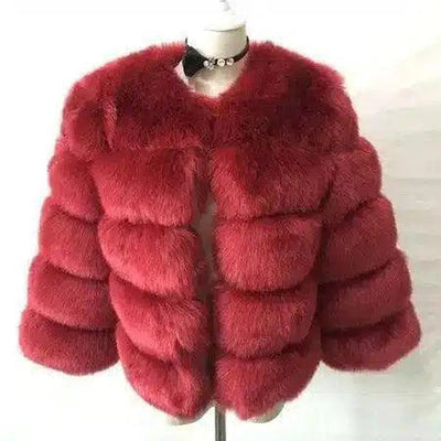 LOVEMI - Lovemi - S-3XL Mink Coats Women Winter Fashion FAUX Fur