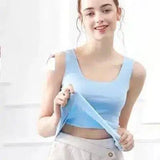 Women's Sleeveless Casual Tank Top-Blue-7