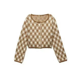 LOVEMI - Lovemi - Short knitted cardigan jacket