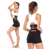 Sport Shorts Women High Waist Seamless Yoga Shorts-4