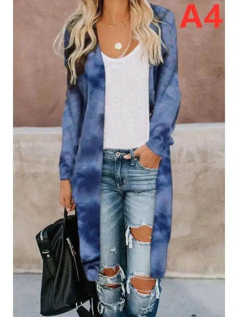 LOVEMI - Lovemi - Streetwear Women Long Sleeve Cardigan Leopard