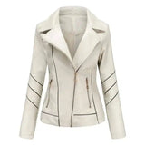 LOVEMI - Lovemi - Thin Pu Short Coat Spring And Autumn Jacket