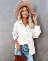 Trendy Button Jacket for Men & Women-White-8