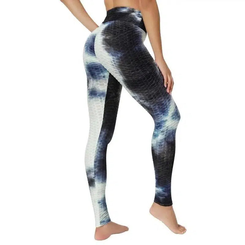 LOVEMI - Lovemi - Yoga Jacquard Tie-Dye Yoga Clothes Bubble Yoga