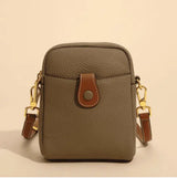 Lychee Pattern Mobile Phone Bag Small High Quality Leather Crossbody Bags For Women Wallet-8