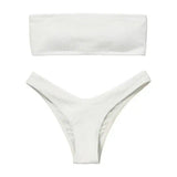 Manufacturers Spot European And American Bikini Swimsuits-White-1