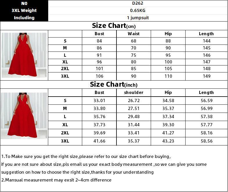 Stitching Fashion Plus Size European And American Jumpsuit-8