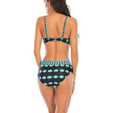 New Printed Swimwear Colorful Pattern Swimwear with Chest-5