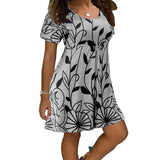 New Spring & Summer Short-Sleeved Women's Dress-5