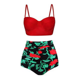 Plus Size High-Waist Bikinis for Women-5-9