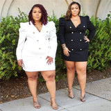 Plus-Size White Blazers: Trending Styles for Curvy Fashion-2